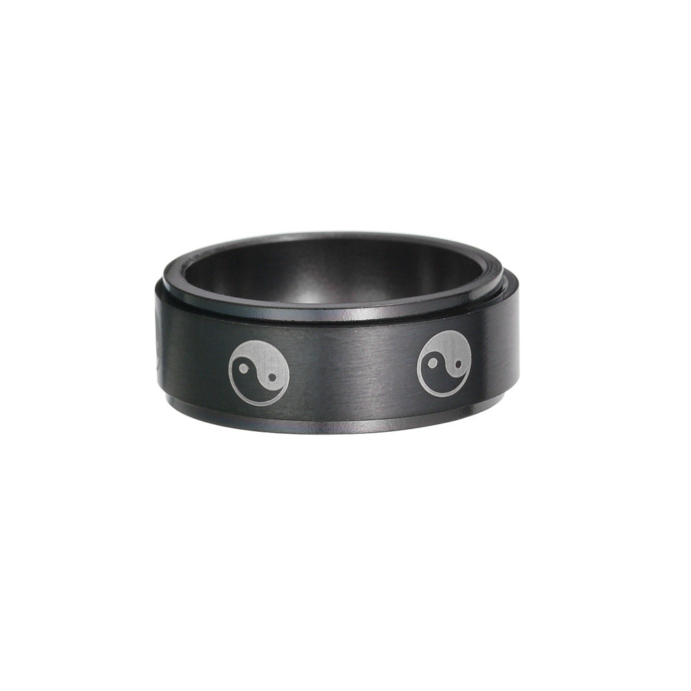Stainless Steel Decompression Fidget Ring for All