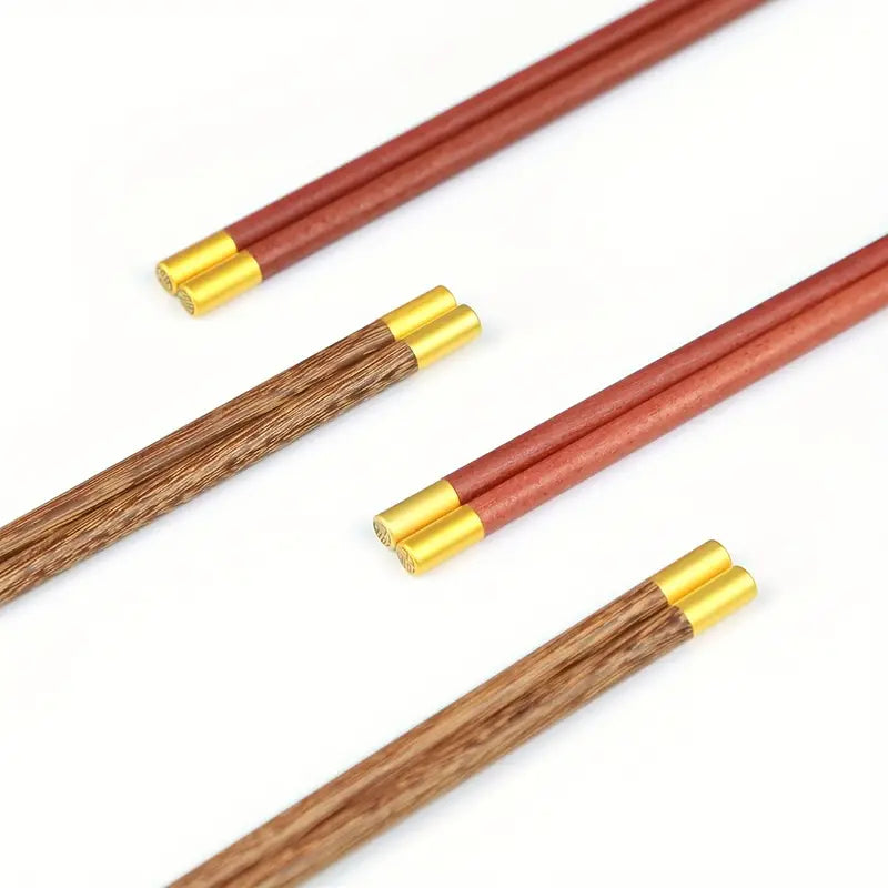 Fu Character Solid Wood Chopsticks for Chinese Cuisine