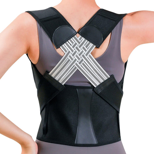 Unisex Posture Corrector - Adjustable Full Back Support Upper & Lower Back Pain Relief - (3XL)