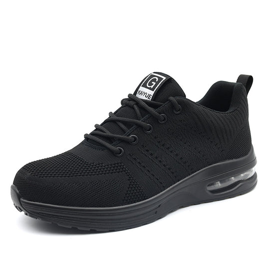 Men's Safety Shoes with Steel Toe, Lightweight & Slip-Resistant