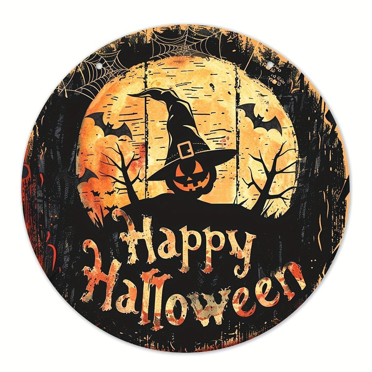 Wooden Halloween Logo Decor (One Piece)