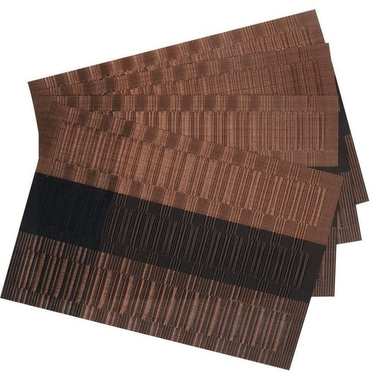 Bamboo Woven Heat-Resistant Waterproof Placemats