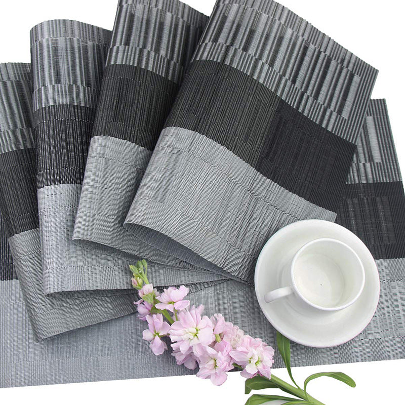 Bamboo Woven Heat-Resistant Waterproof Placemats
