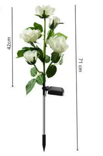 Color-Changing Solar Garden Roses