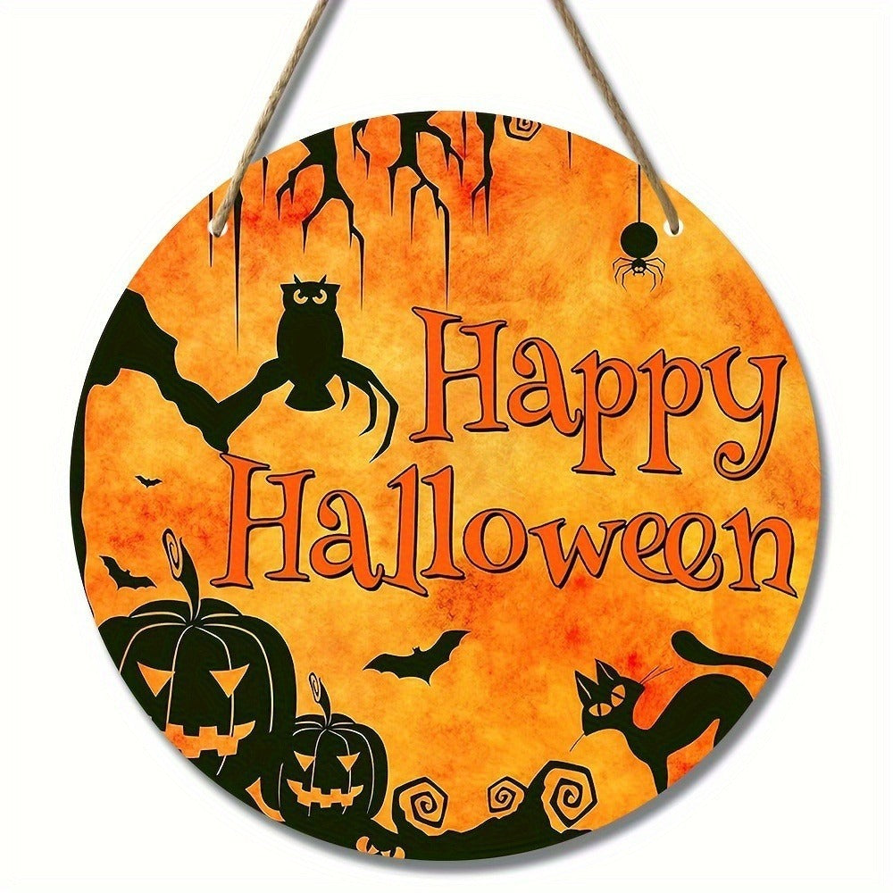 Wooden Halloween Logo Decor (One Piece)