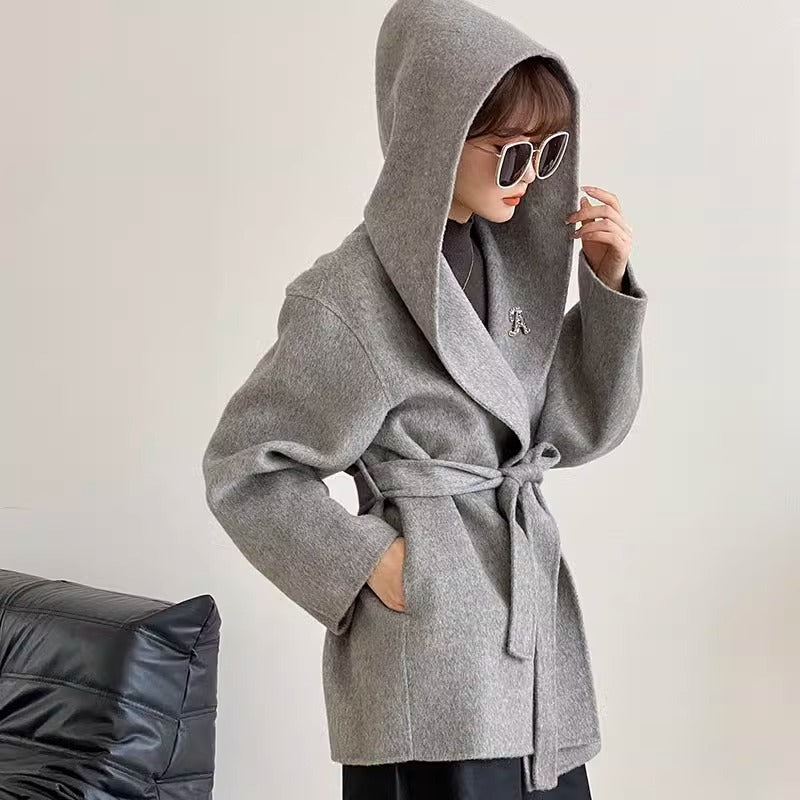 Cashmere Coat - Double-faced Woolen for Autumn/Winter