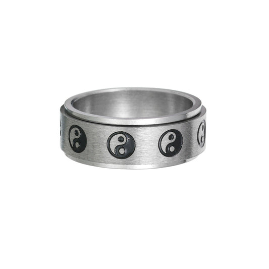 Stainless Steel Decompression Fidget Ring for All