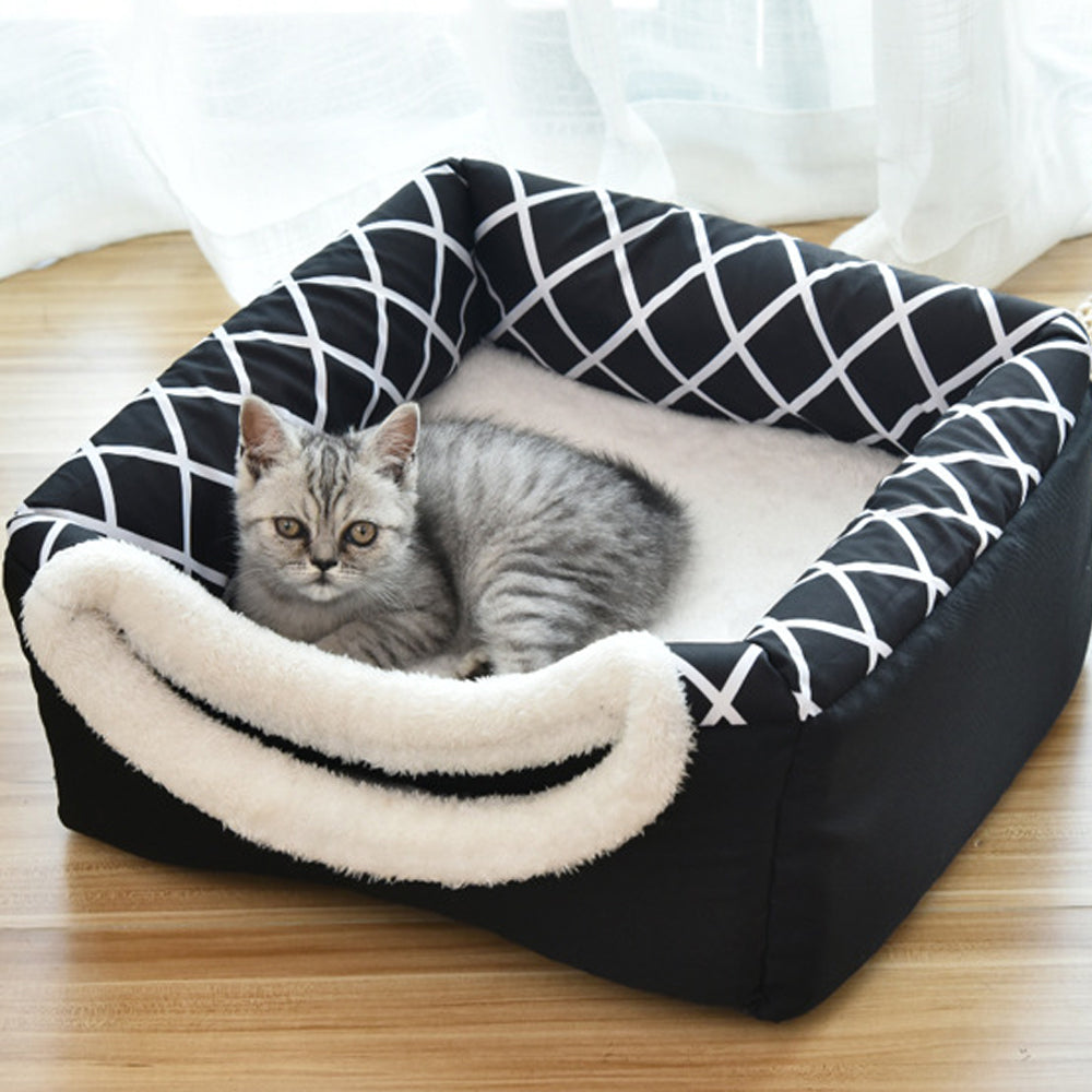 Dog & Cat Bed Villa - Dual Use Space Capsule