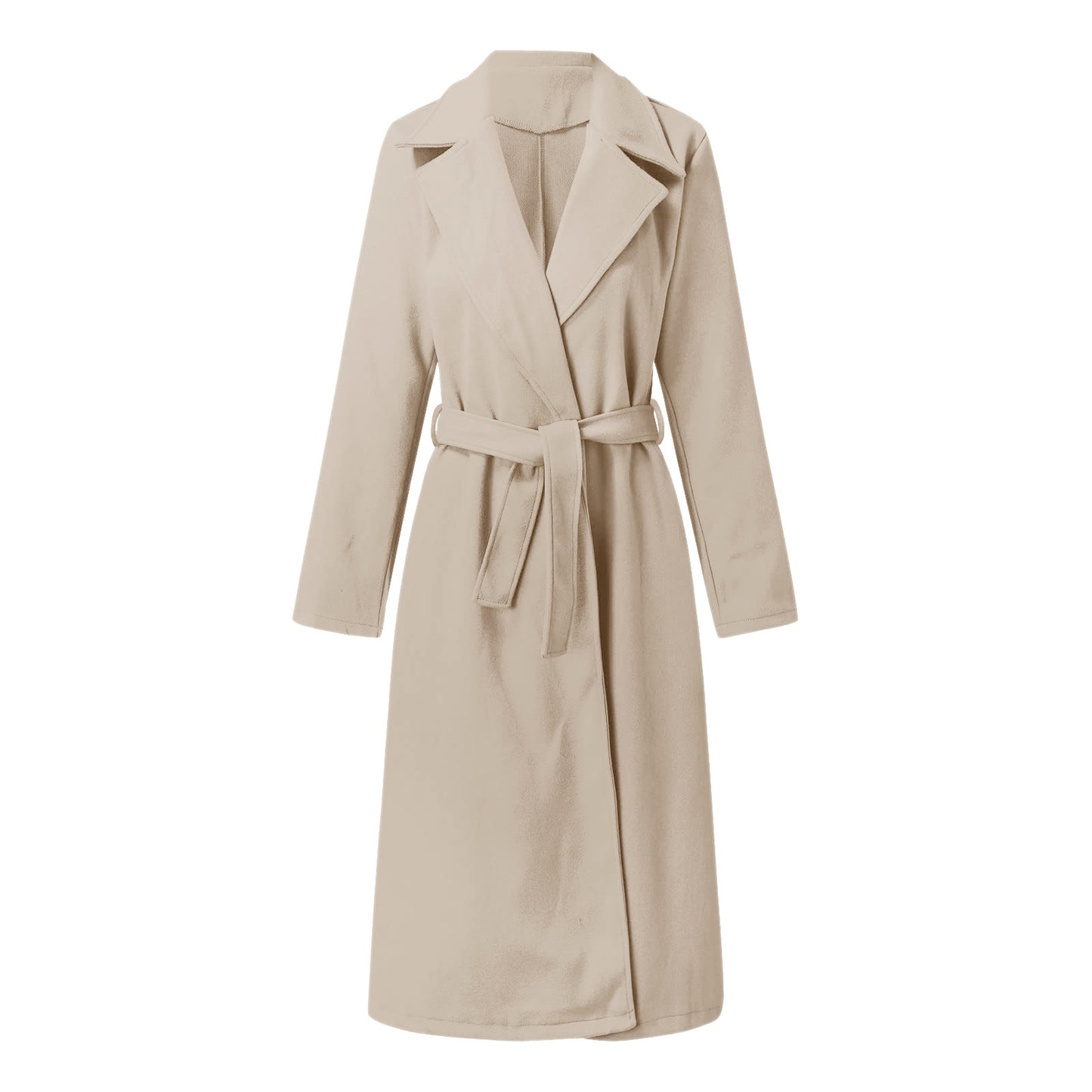 Fall/Winter Women's Long Solid Color Coat