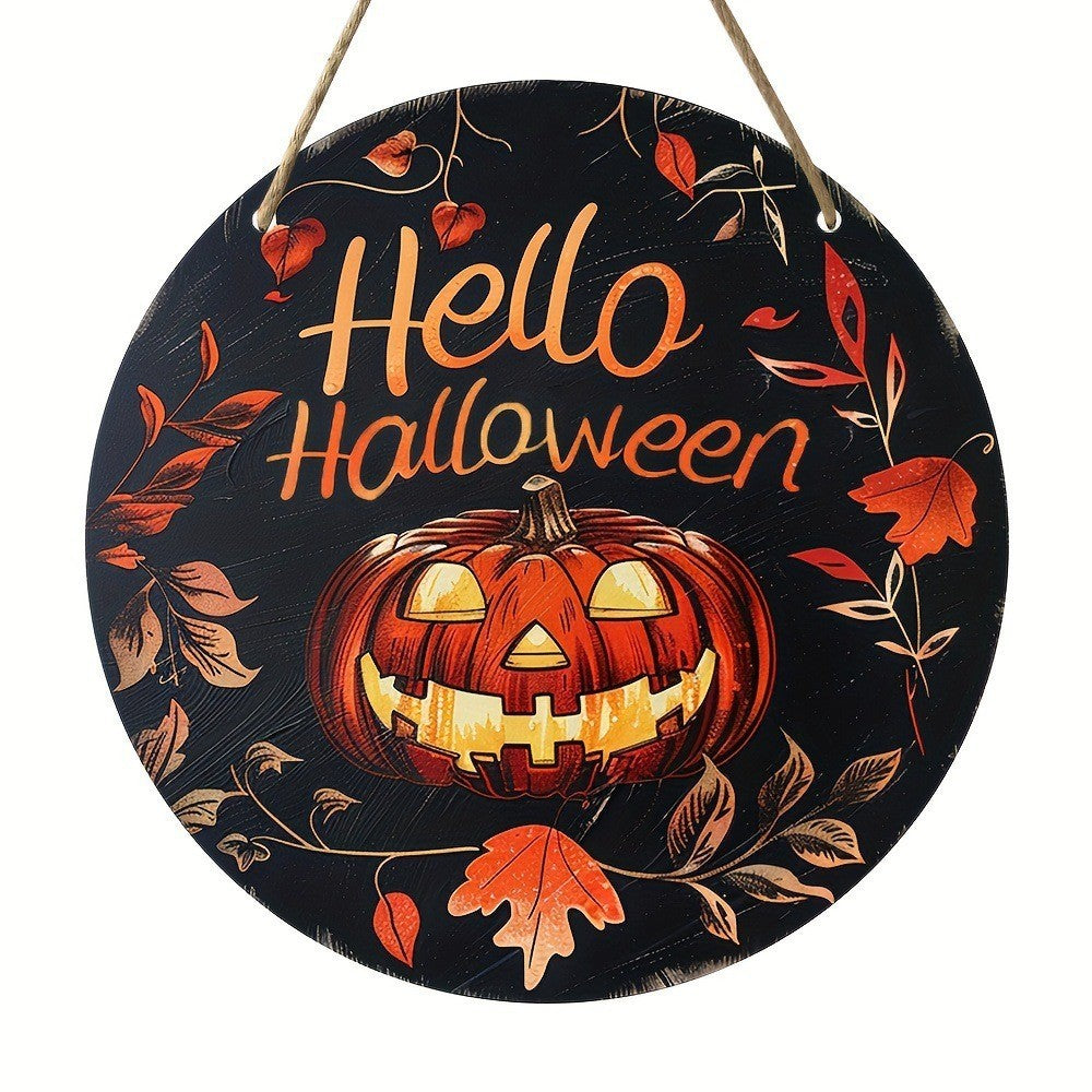 Wooden Halloween Logo Decor (One Piece)