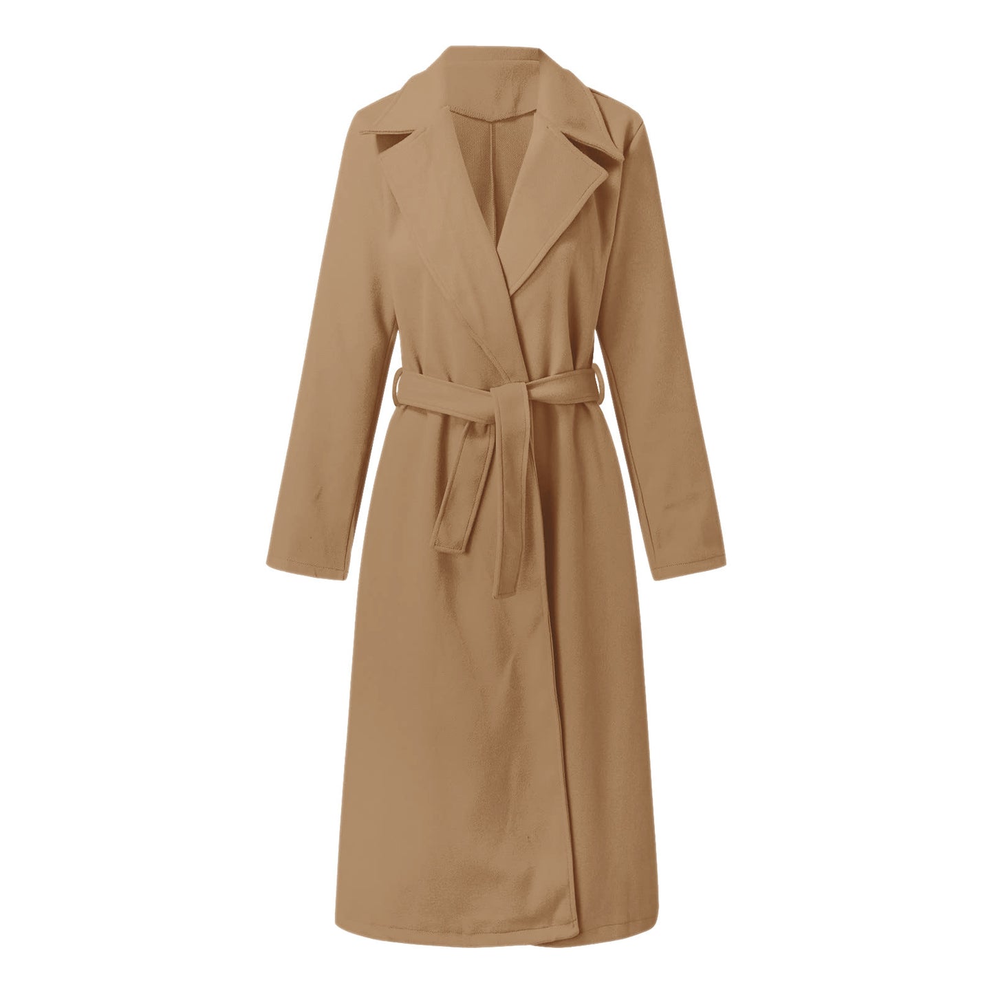Fall/Winter Women's Long Solid Color Coat