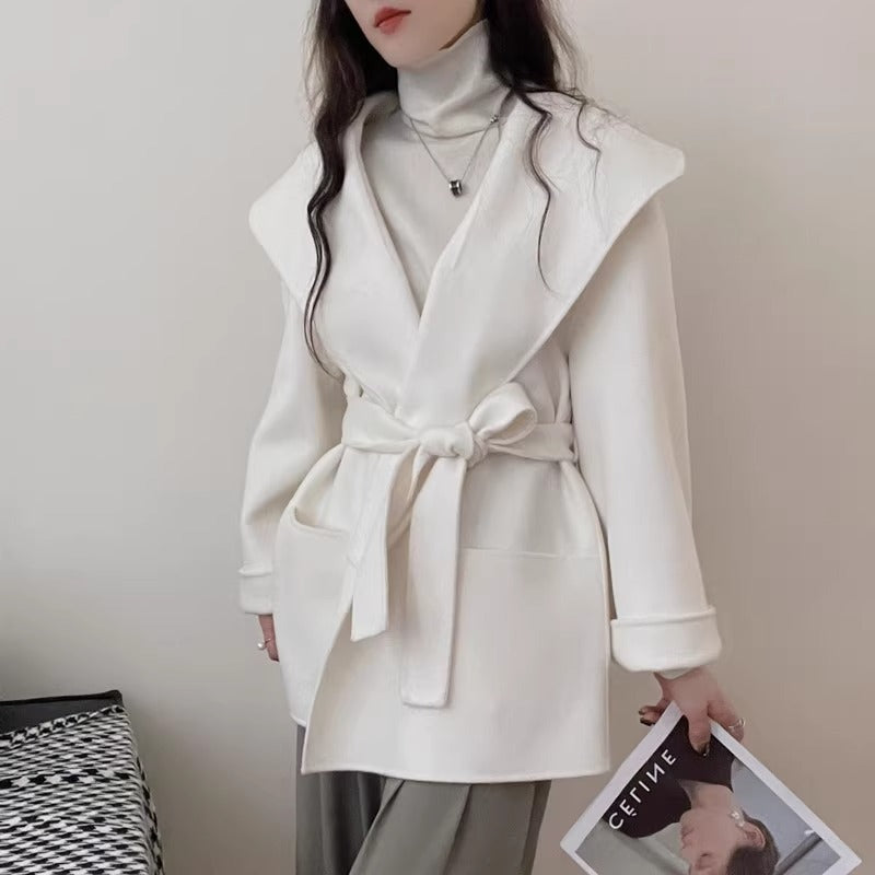 Cashmere Coat - Double-faced Woolen for Autumn/Winter