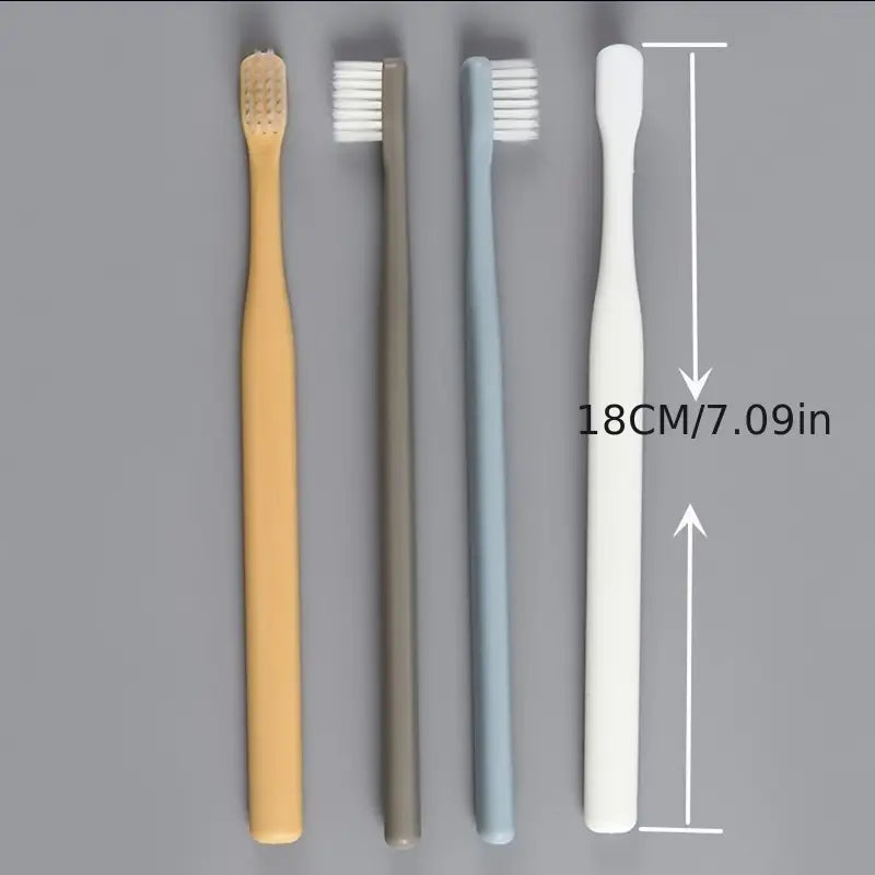 Soft-Bristled Manual Toothbrush Set (4pcs)