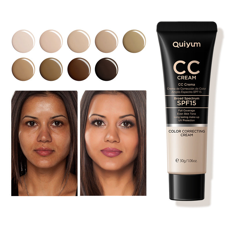 Quiyum CC Cream 30ml - Hydrating and Concealing