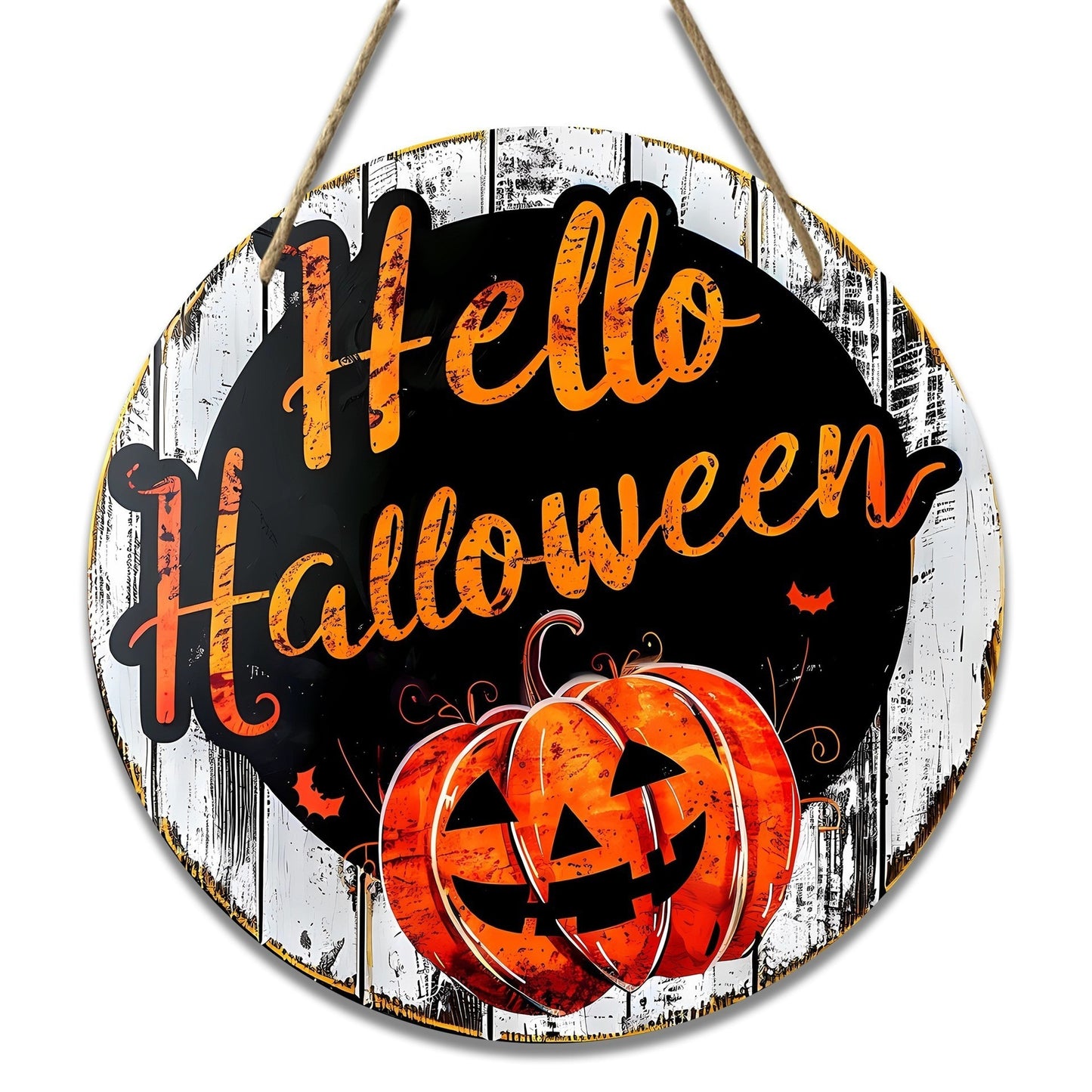 Wooden Halloween Logo Decor (One Piece)