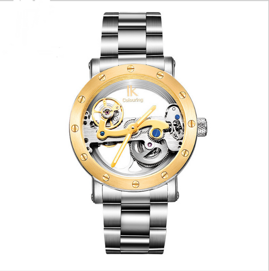 Double-Sided Hollow Stainless Steel Automatic Watch