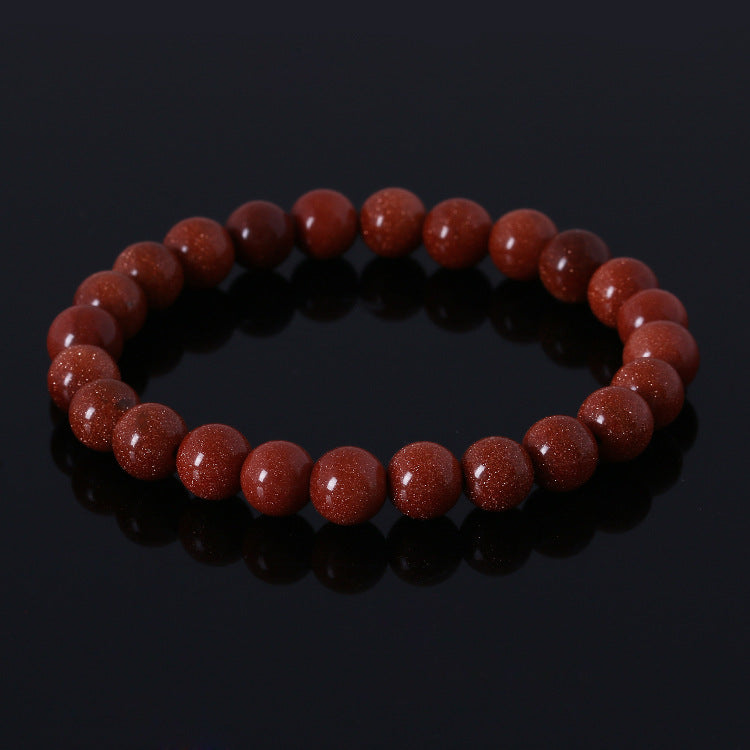 Beaded Bracelet with Natural Tiger Eye Stones