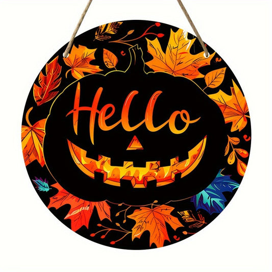 Wooden Halloween Logo Decor (One Piece)