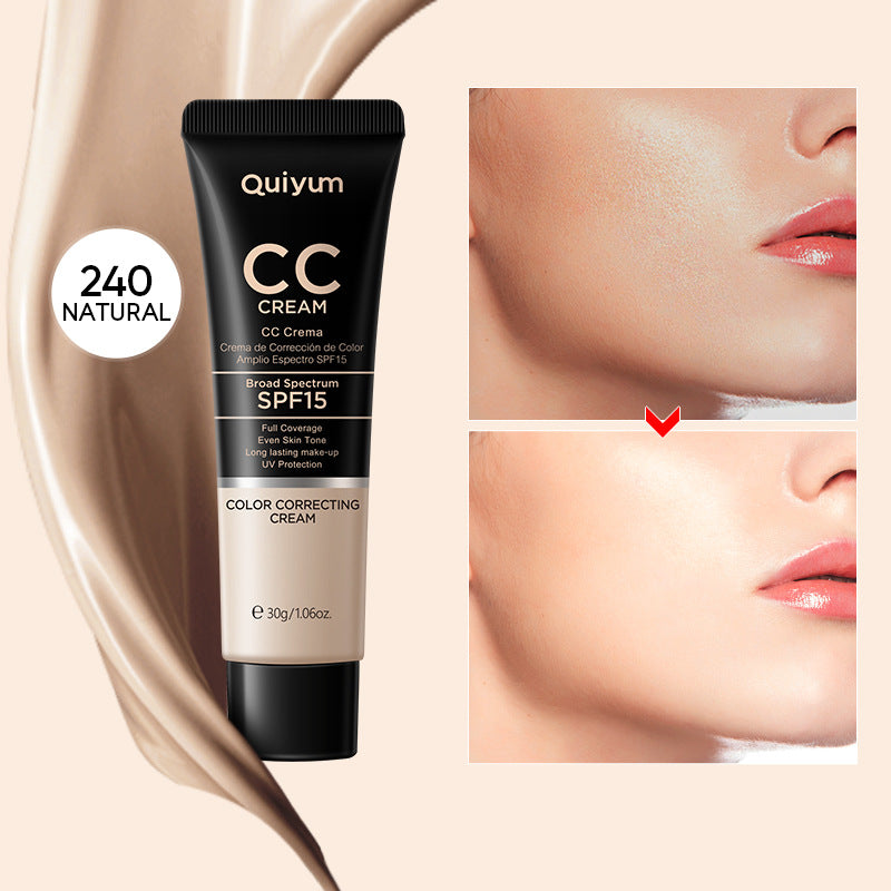 Quiyum CC Cream 30ml - Hydrating and Concealing