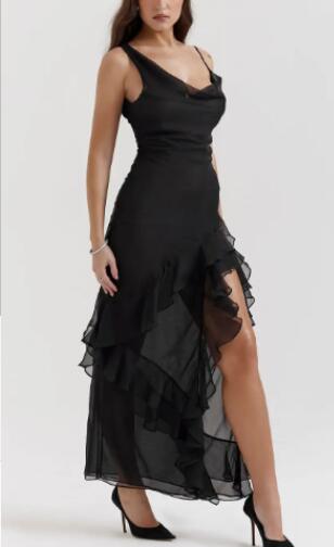 Sexy Backless Dress with Elegant Design