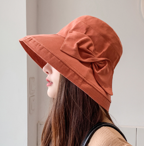 Women's Large Brim Bow Summer Sunshade Hat
