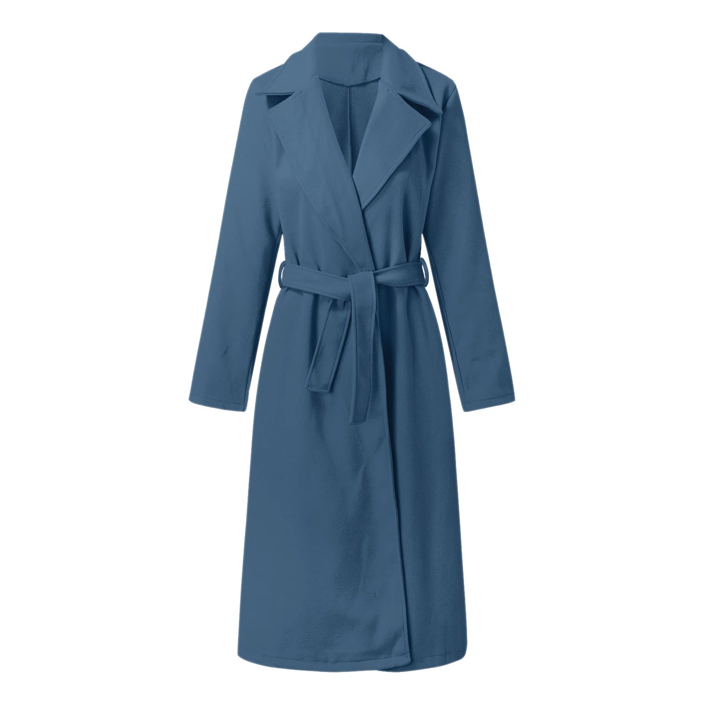 Fall/Winter Women's Long Solid Color Coat