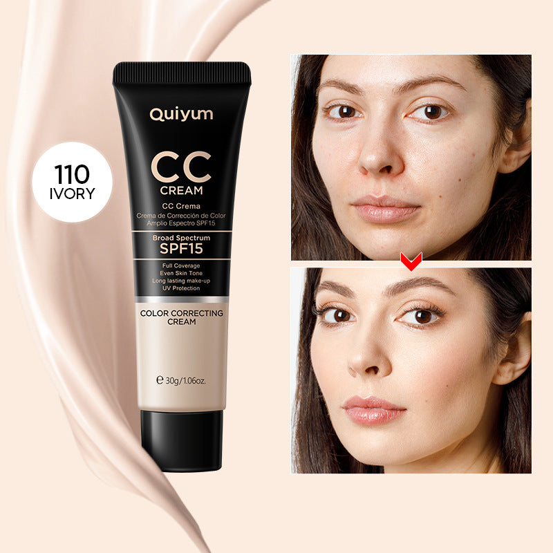 Quiyum CC Cream 30ml - Hydrating and Concealing
