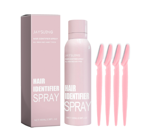 Hair Identification Spray Kit for Gentle Facial Hair Removal