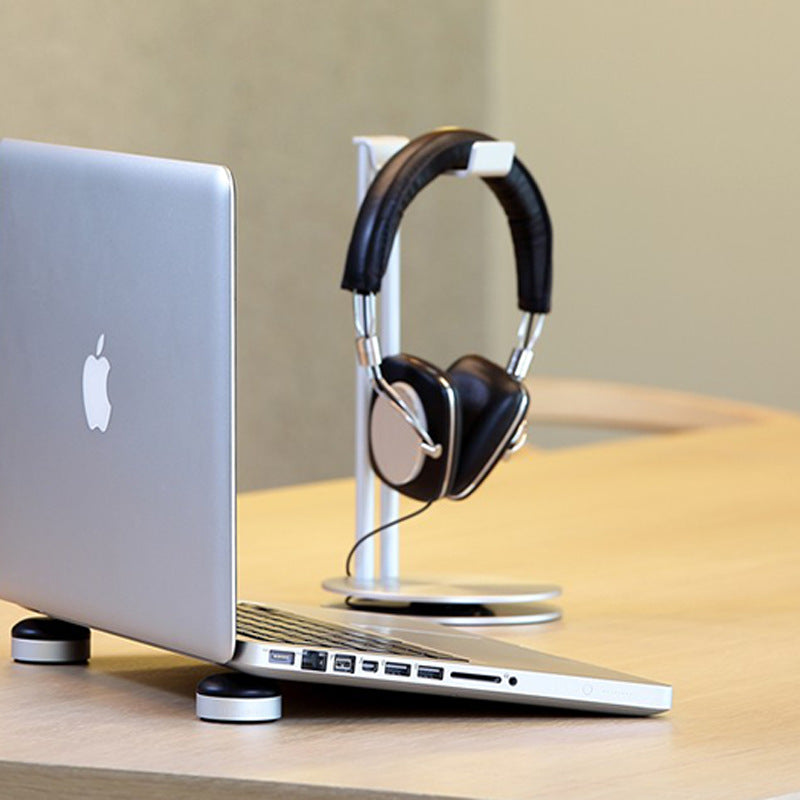 Metal Dual-Layer Headphone Stand for Storage and Display