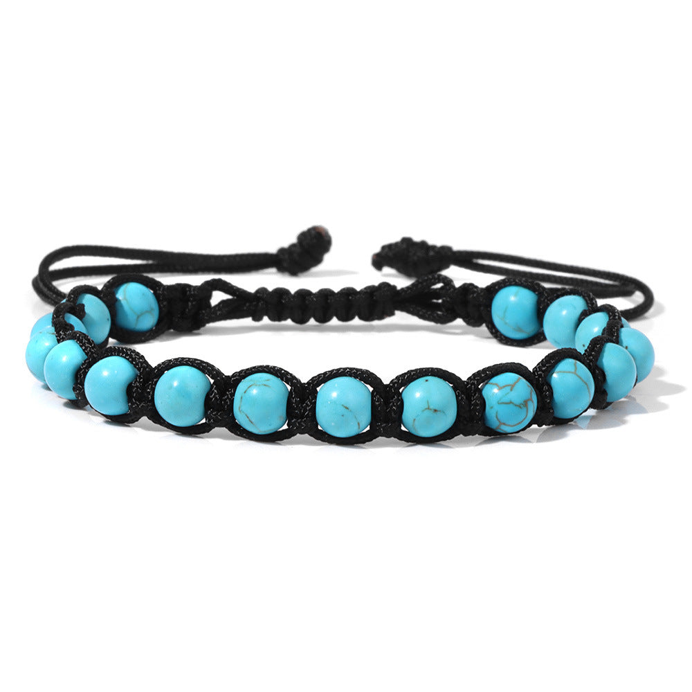 Natural Stone Crystal Beads Bracelet