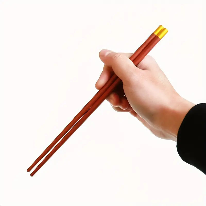 Fu Character Solid Wood Chopsticks for Chinese Cuisine