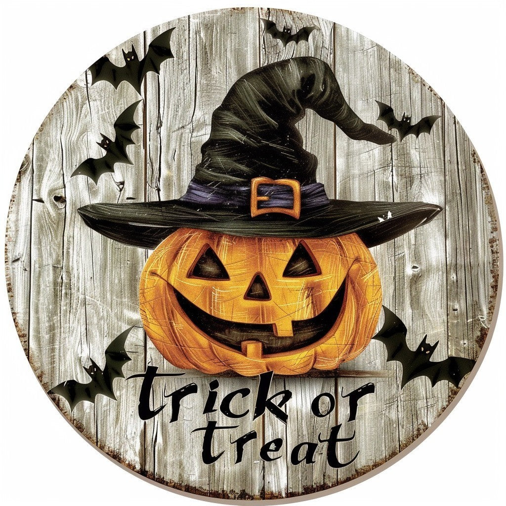 Wooden Halloween Logo Decor (One Piece)