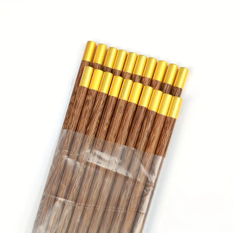 Fu Character Solid Wood Chopsticks for Chinese Cuisine