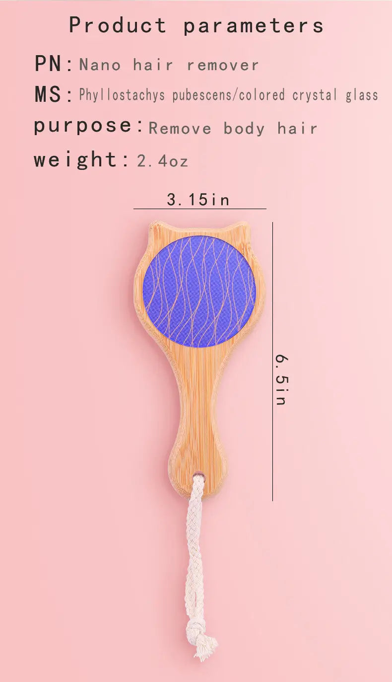 Magic Nano Hair Eraser with Bamboo Handle Tool