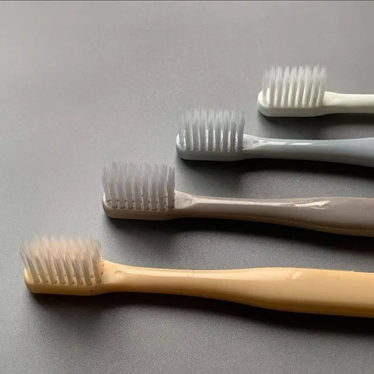 Soft-Bristled Manual Toothbrush Set (4pcs)