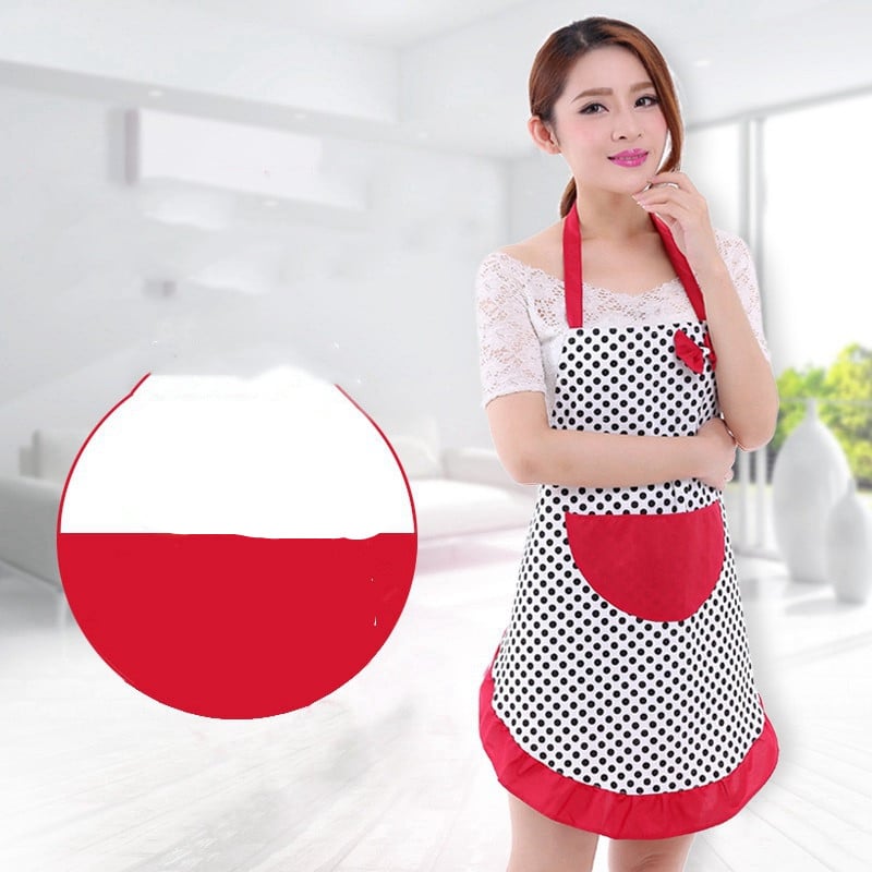 Nordic Home Kitchen Bowknot Cotton Apron