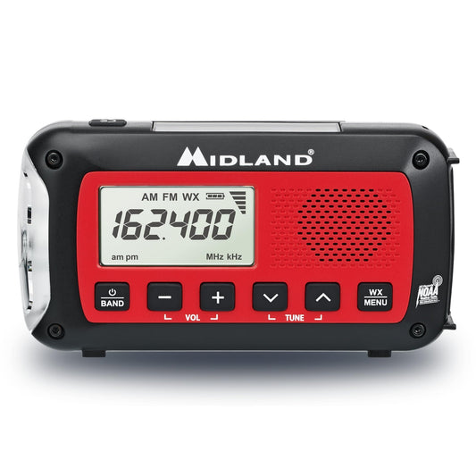Midland ER40 Emergency Crank Weather Alert Radio w/Flashlight