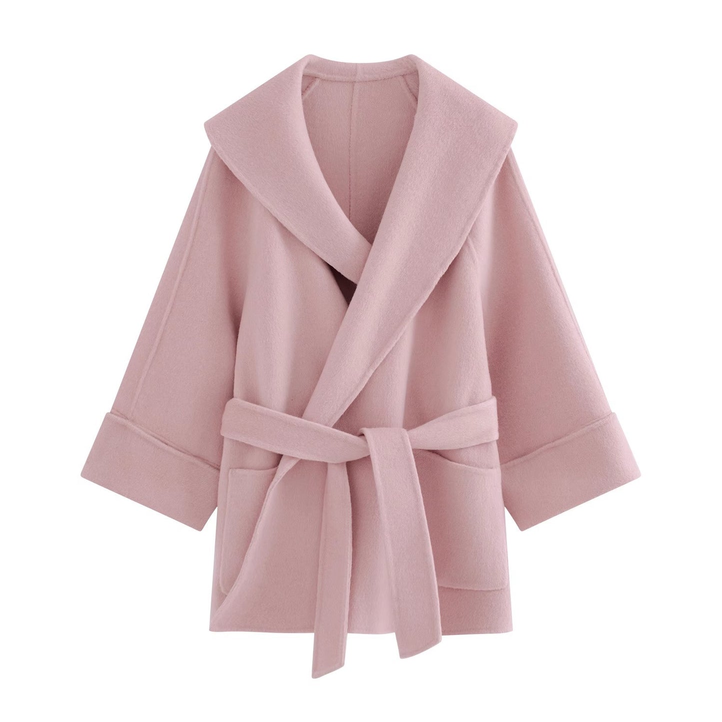 Cashmere Coat - Double-faced Woolen for Autumn/Winter