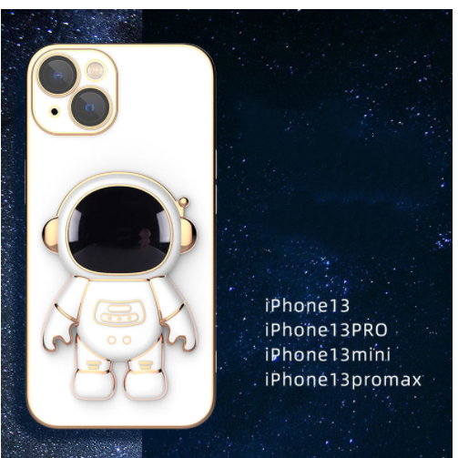 Stereo Astronaut Phone Case for Various Model iPhones