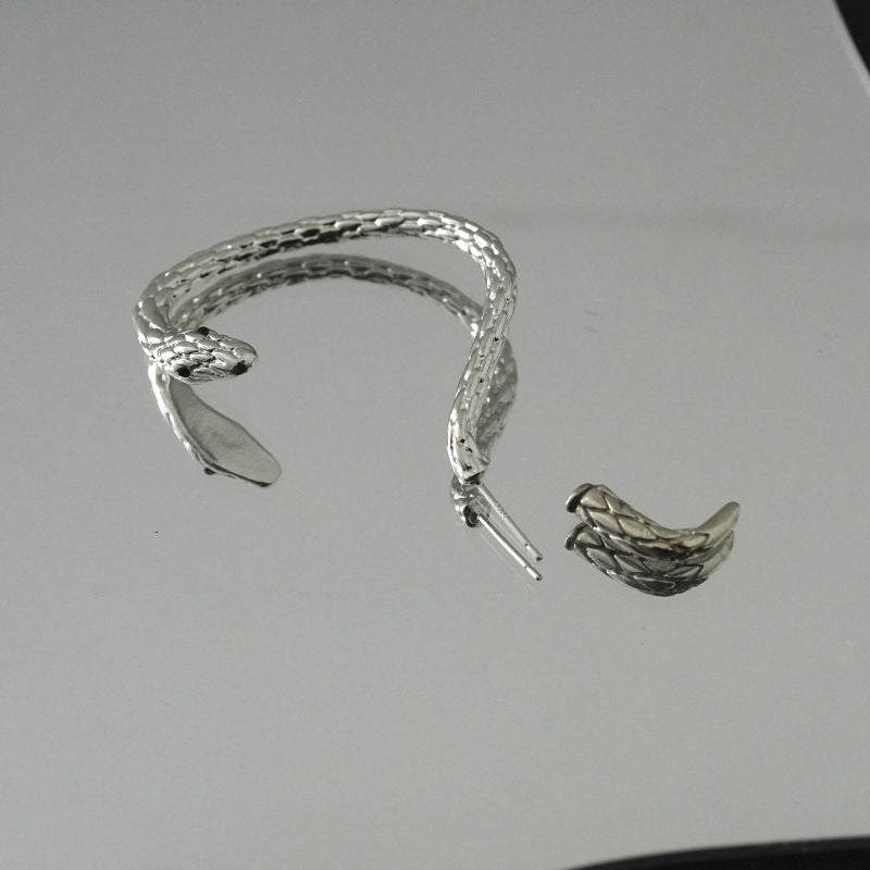 Retro Small Snake Ear Studs for Couples in European Style