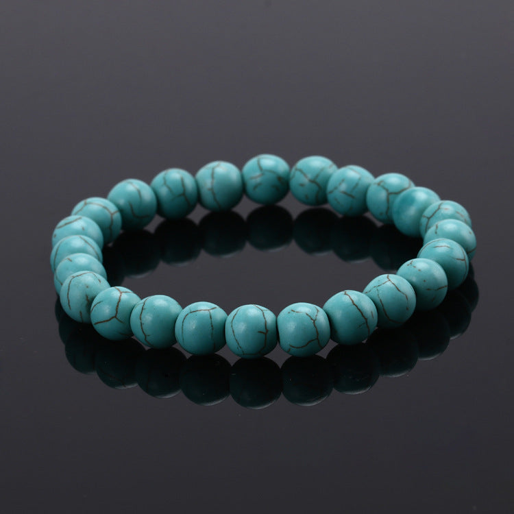 Beaded Bracelet with Natural Tiger Eye Stones