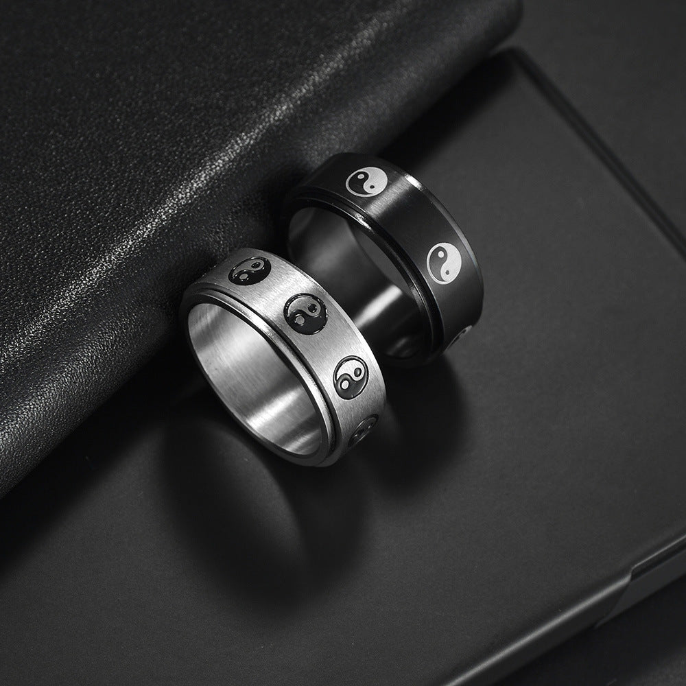 Stainless Steel Decompression Fidget Ring for All